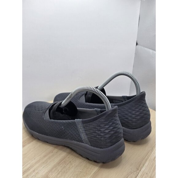 Skechers Slip-Ins Air Cooled Memory Foam Shoes Black Womens size 6.5- SN 158698 - Picture 7 of 9